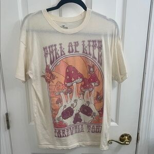 Hollister Cream 'Full of Life' Kids T-Shirt